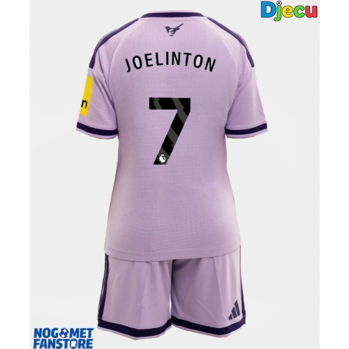 Newcastle United Joelinton #7 Rezervni Dres za djecu 2026-27 Kratak Rukav (+ Kratke hlače)